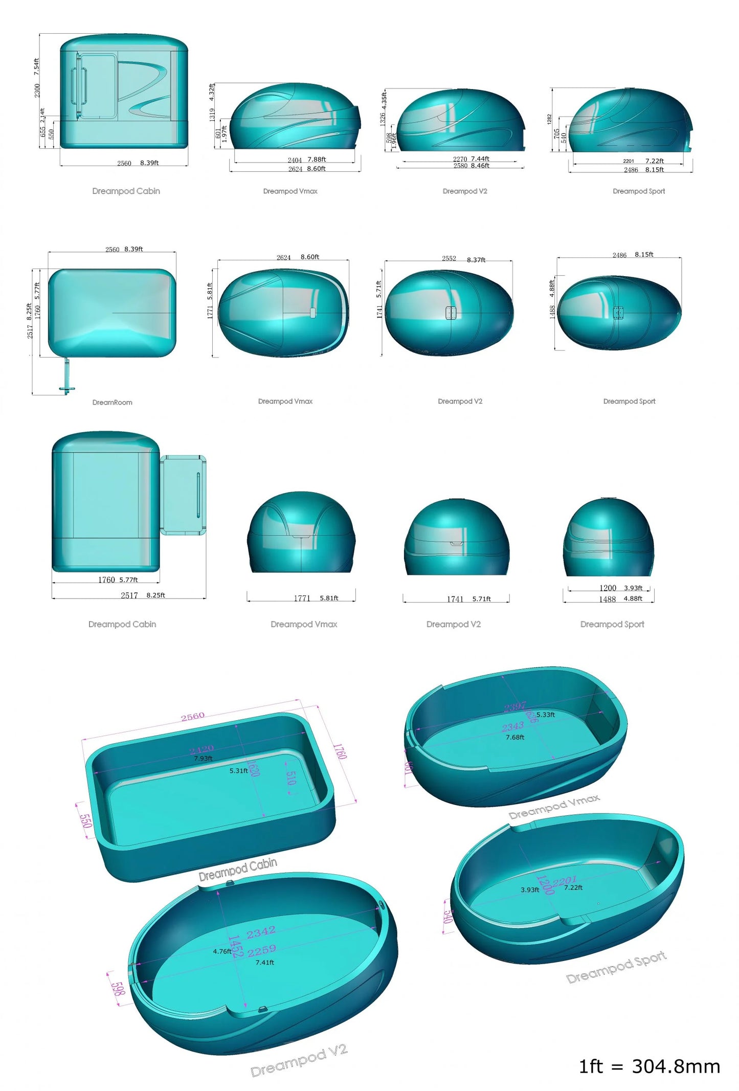 Dreampod Vmax Float Pod